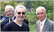 Harry with Sir Bobby Charlton...