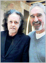 Harry, with 60's folk singer icon, Donovan