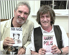 Harry with Welsh author Howard Marks